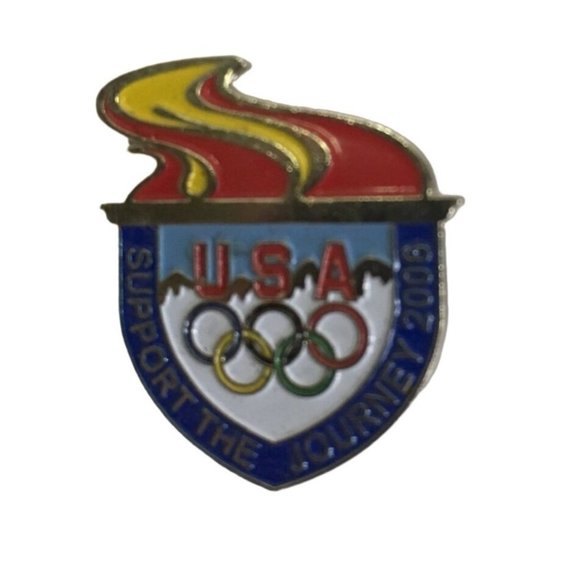 USA Support The Journey 2006 Winter Olympics VISA Lapel Pin - Picture 1 of 3